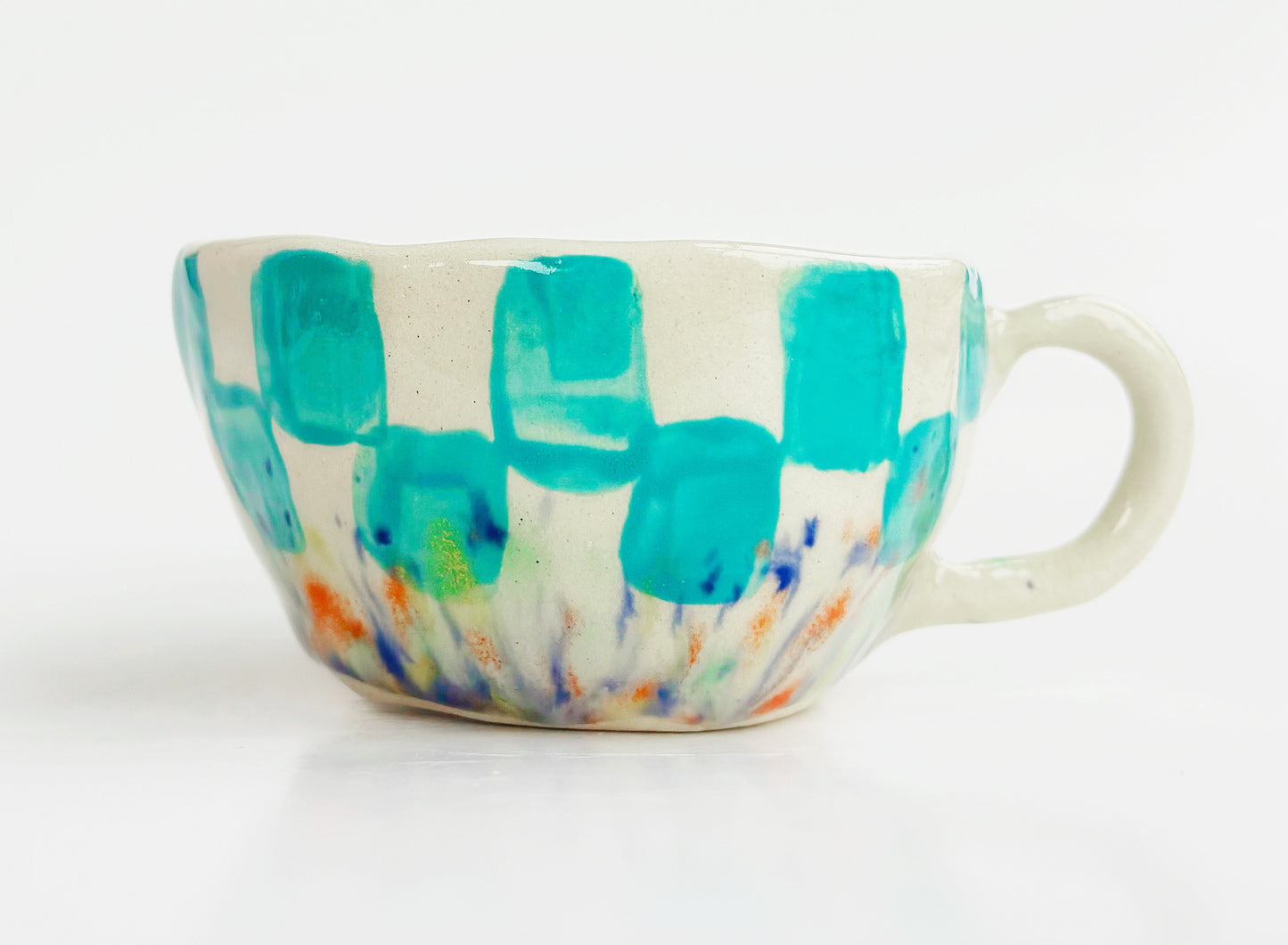 Checkered Espresso Mug
