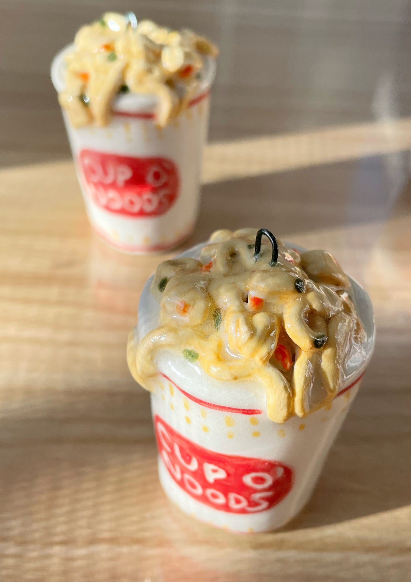 Ramen Noodle Cup O’ Noods Ceramic Ornament