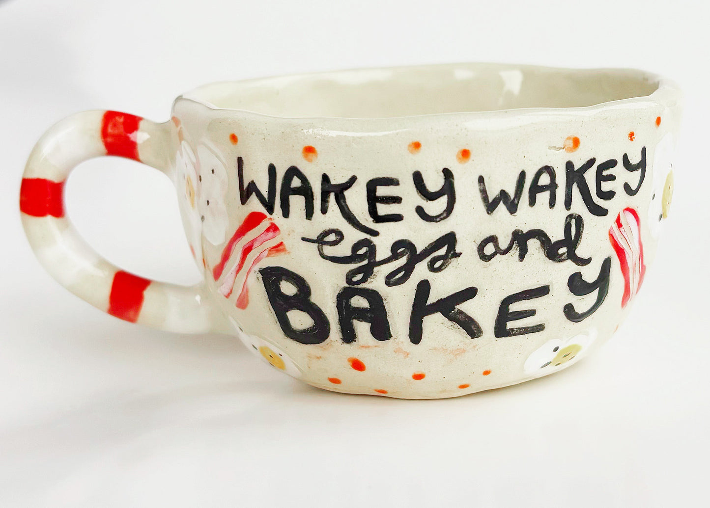 Wakey Wakey Eggs and Bakey Espresso Mug